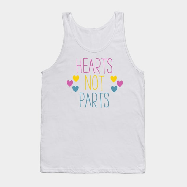 hearts not parts Tank Top by christinamedeirosdesigns